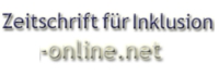 Webseitenausschnitt der Online-Zeitschrift; (c) Zeitschrift für Inklusion online