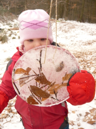 Eiskunst © Waldkindergarten "Die Fledermäuse"