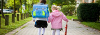 zwei Kinder auf dem Schulweg, copyright Sandor Jackal - Fotolia.com