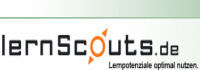 Logo von lernscouts.de; Ausschnitt aus der Website