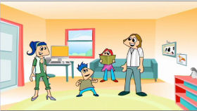 Ausschnitt aus dem Videoclip; © BIBER, Schulen ans Netz