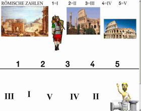 Bildbeispiel Römische Zahlen; © (BIBER) Schulen ans Netz Bildbeispiel Römische Zahlen; © (BIBER) Schulen ans Netz